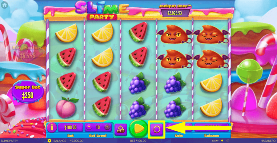 Slime Party Autoplay Feature