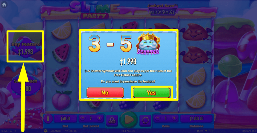 Slime Party Buy Feature