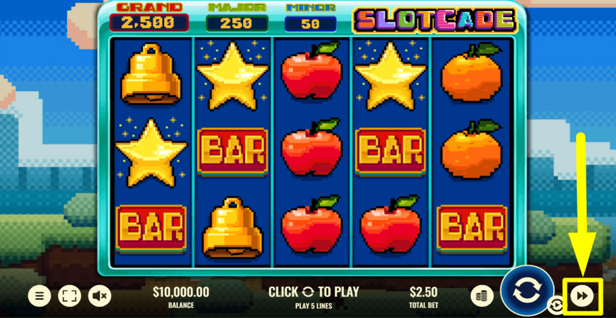 Slotcade Turbo Feature