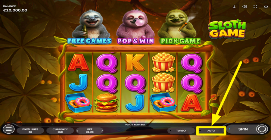 Sloth Game Autoplay