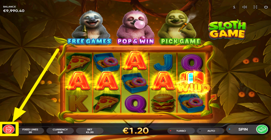 Sloth Game Gamble