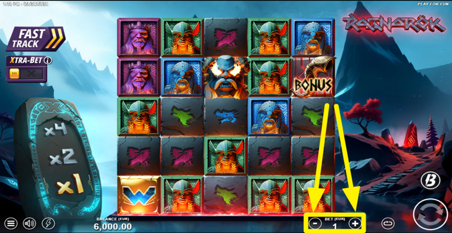Slotmill Ragnarok Adjust Bet