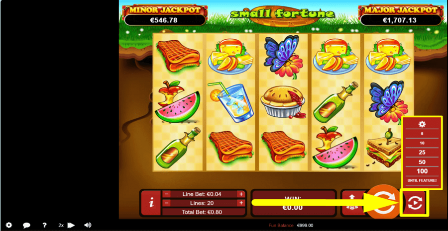 Small Fortune Autoplay Feature