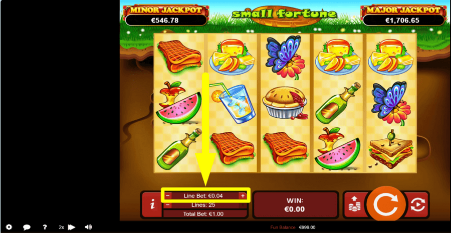 Small Fortune Bet Value