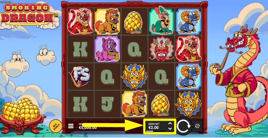 Smoking Dragon Bet Value