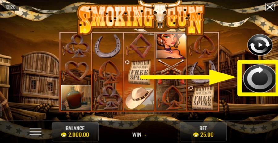 Smoking Gun Spin Button