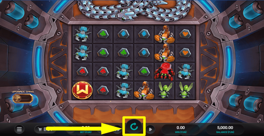 Snake Arena 2 Spin Button