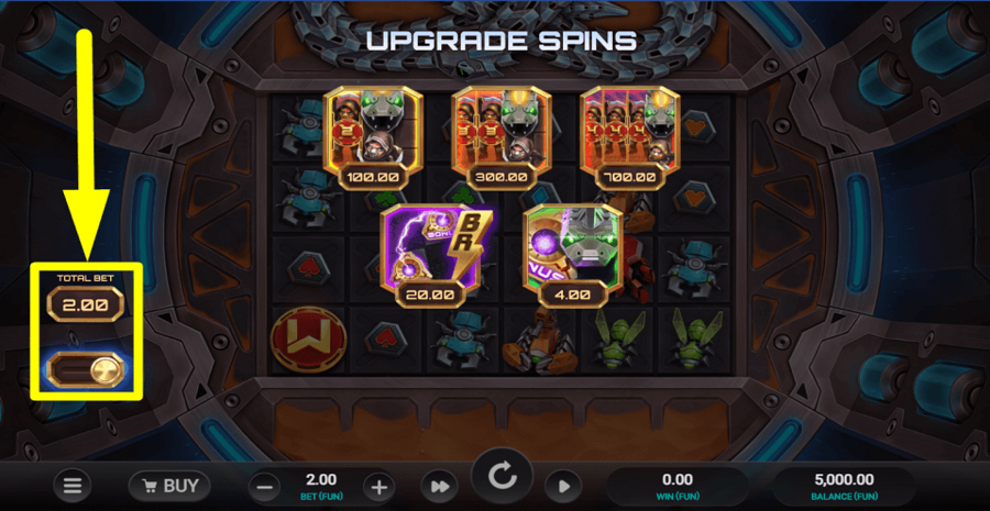 Snake Arena 2 Upgrade Spins Feature