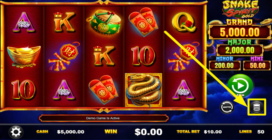 Snake Spirit Gold Adjust Bet