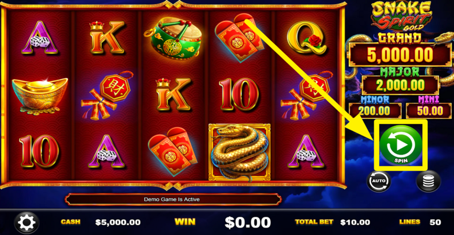 Snake Spirit Gold Spin