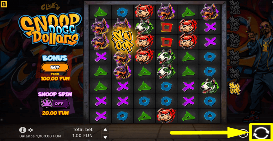 Snoop Dogg Dollars Spin Button