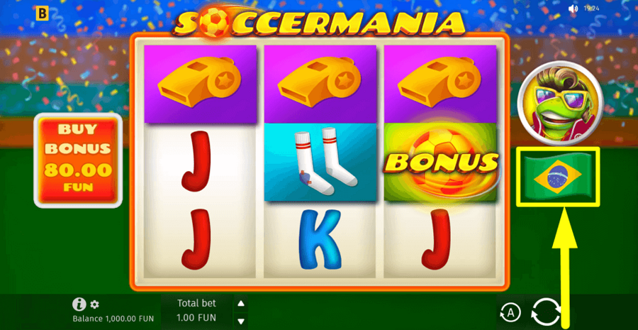 Soccermania Change Country