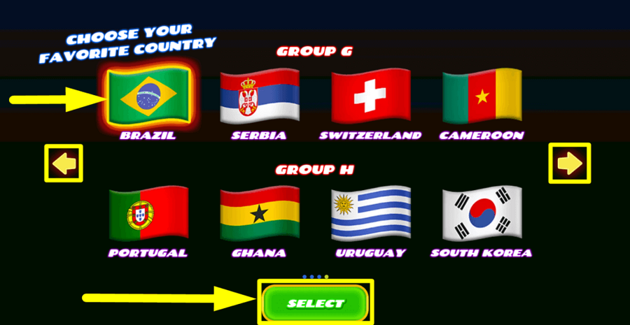 Soccermania Select Country