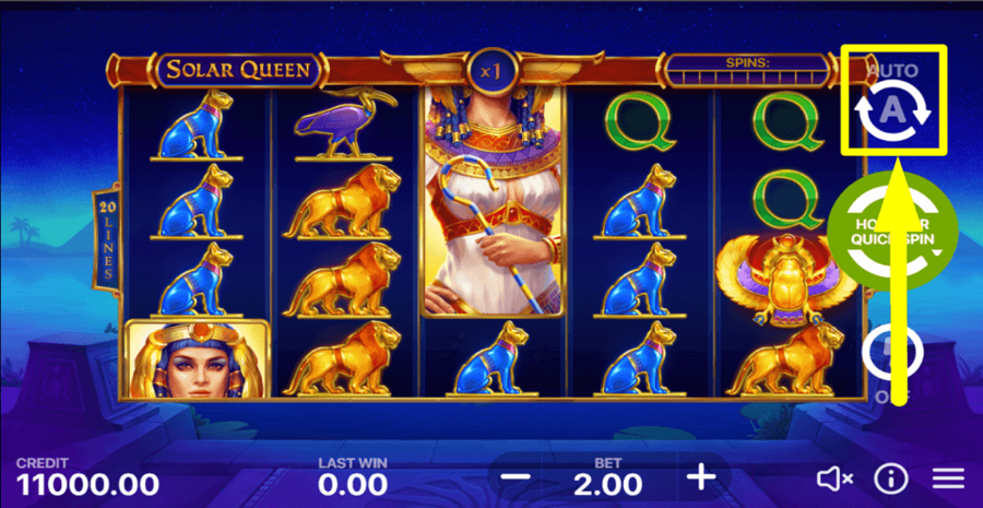 Solar Queen Autoplay Feature