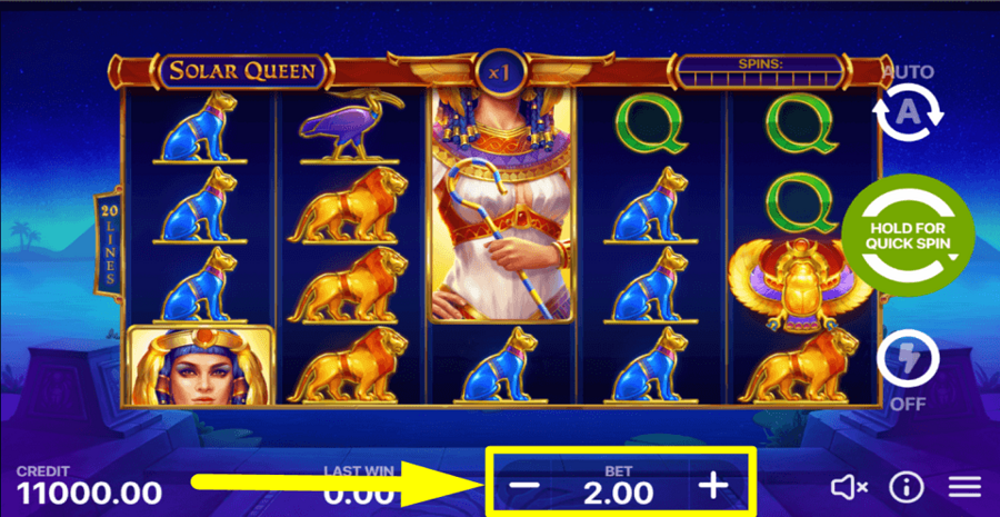 Solar Queen Bet Value