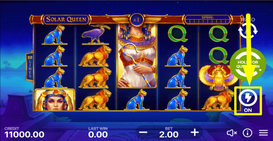 Solar Queen Turbo Feature