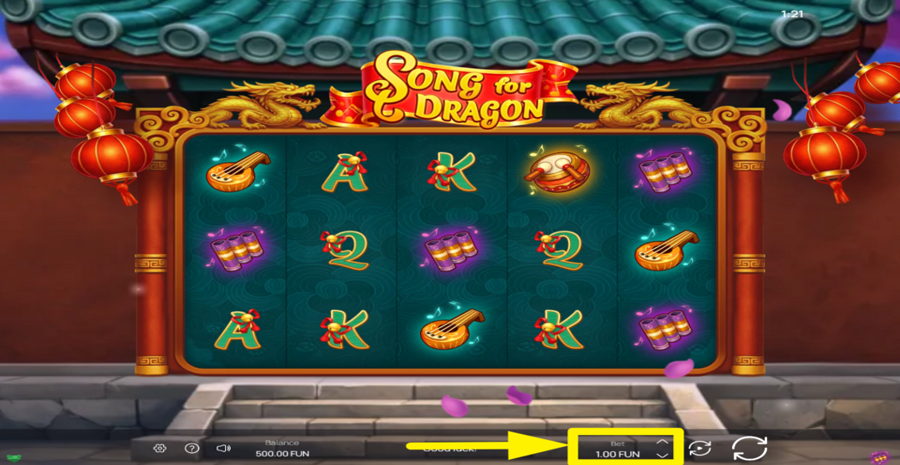 Song For Dragon Adjust Bet