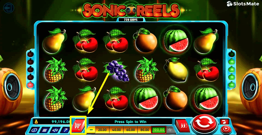 Sonic Reels Buy Bonus