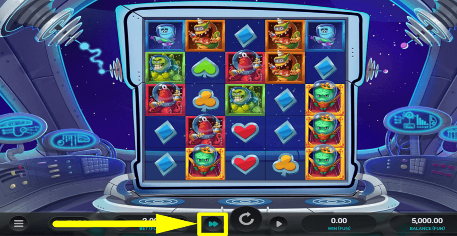 Space Attacks Dream Drop Turbo Feature