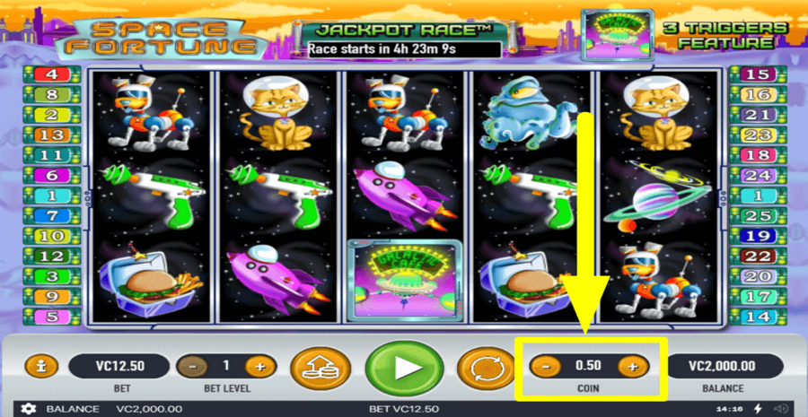 Space Fortune Coin Value