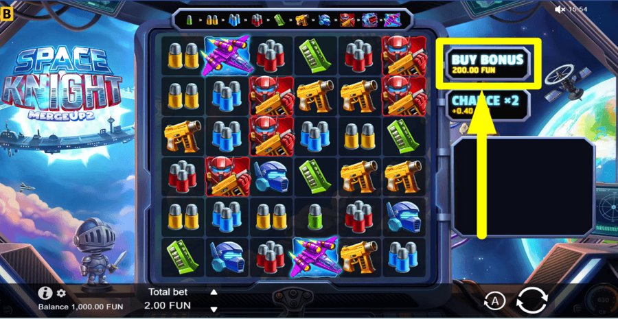 Space Knight Merge Up 2 Buy Feature