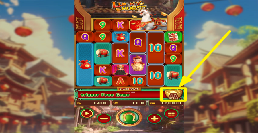 Spadegaming Lucky Horse Buy Bonus