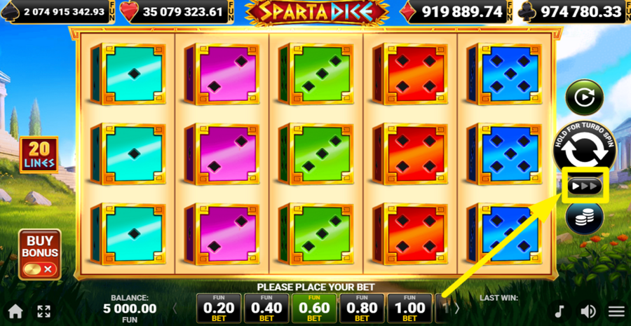 Sparta Dice Turbo