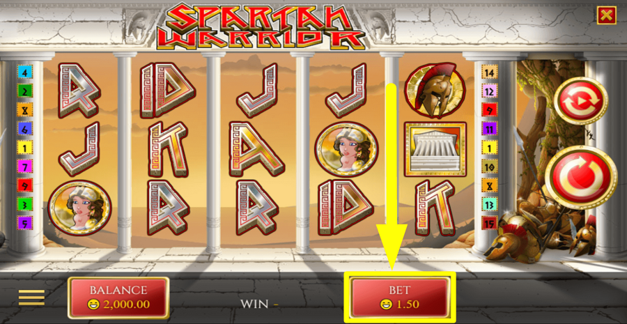 Spartan Warrior Bet Value