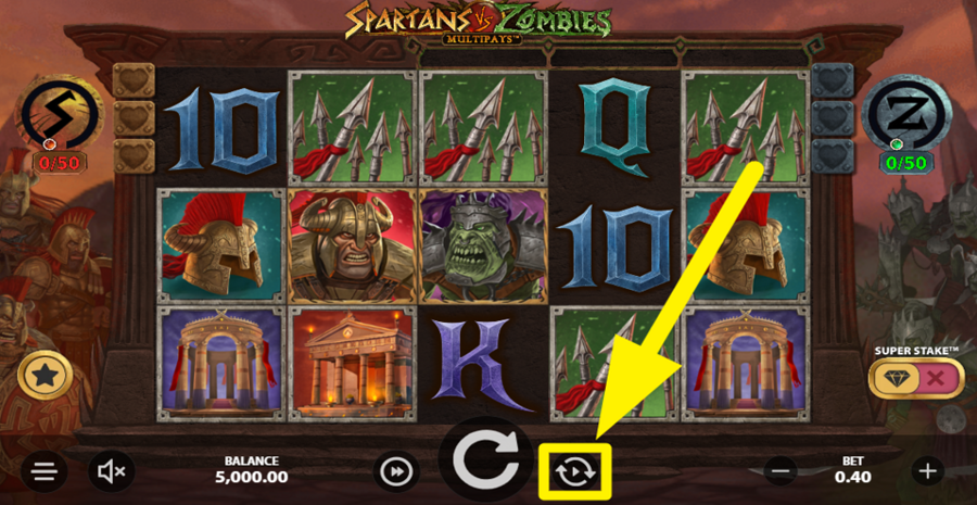 Spartans Vs Zombies Multipays Autoplay