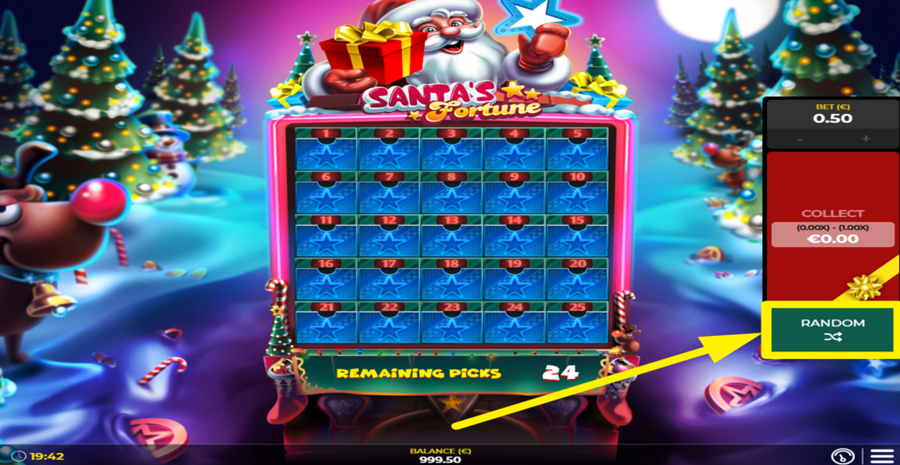 spin2win Santas Fortune Random
