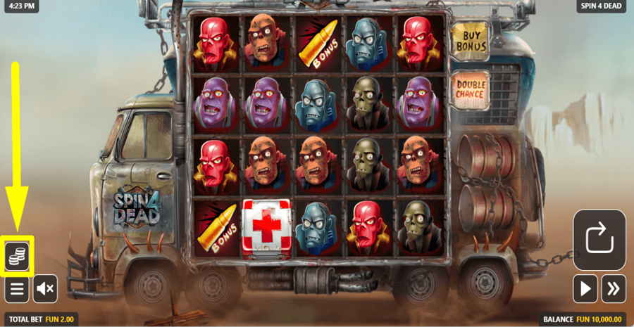 spin4dead Bet Value
