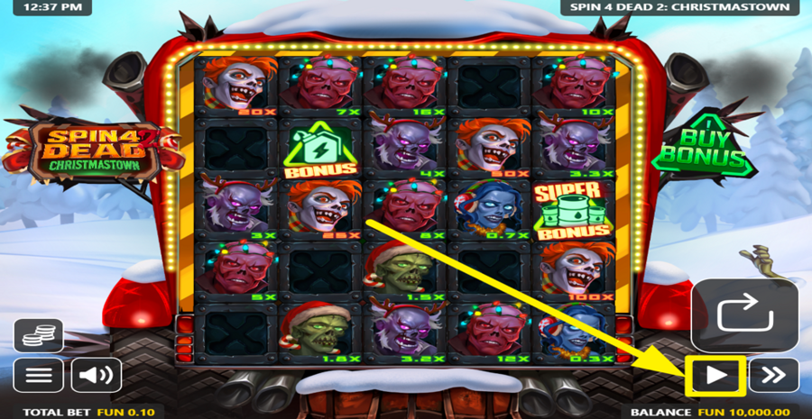 Spin 4 Dead 2 Christmastown Autoplay