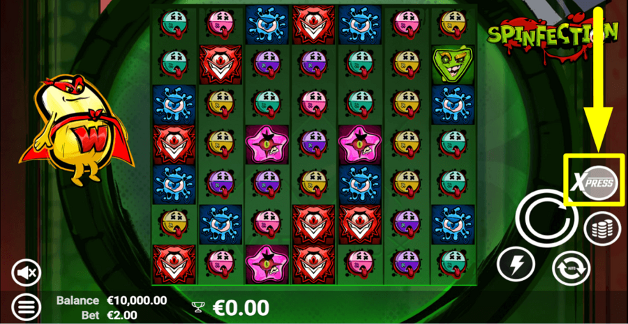 Spinfection Buy Feature