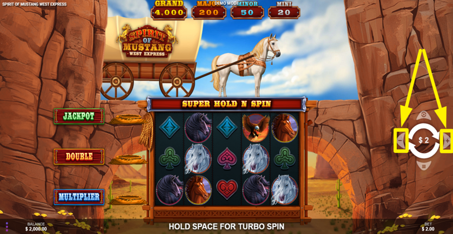 Spirit Of Mustang West Express Adjust Bet