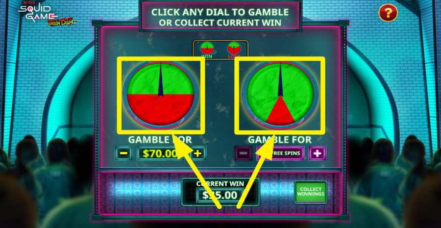 Squid Game Red Light Green Light Gamble