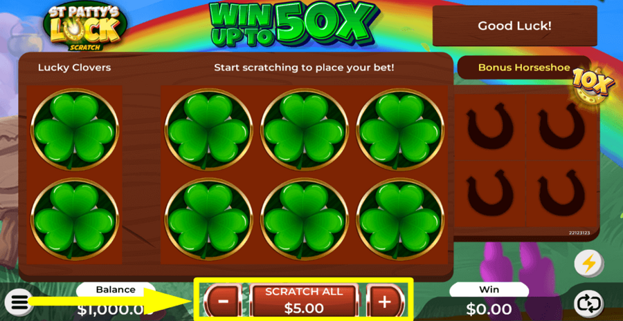 St Pattys Luck Bet Value