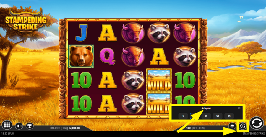 Stampeding Strike Autoplay