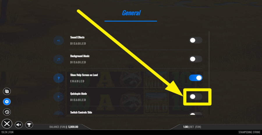 Stampeding Strike Quick Spin