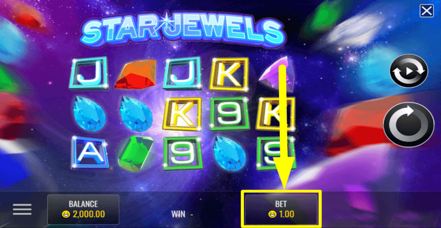 Star Jewels Bet Value