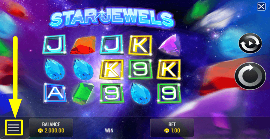 Star Jewels Game Settings