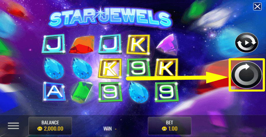 Star Jewels Play Button