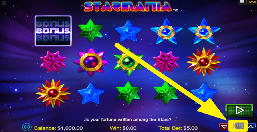 Starmania Max Bet