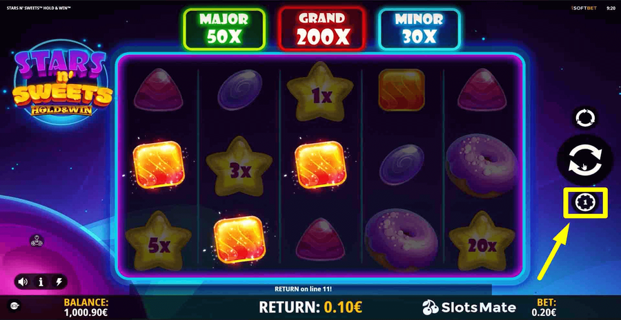 Stars N Sweets Hold And Win 1