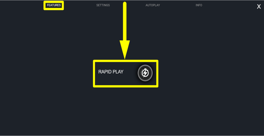 Starways Rapid Play Feature