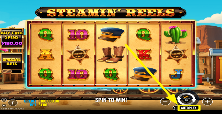 Steamin Reels Autoplay