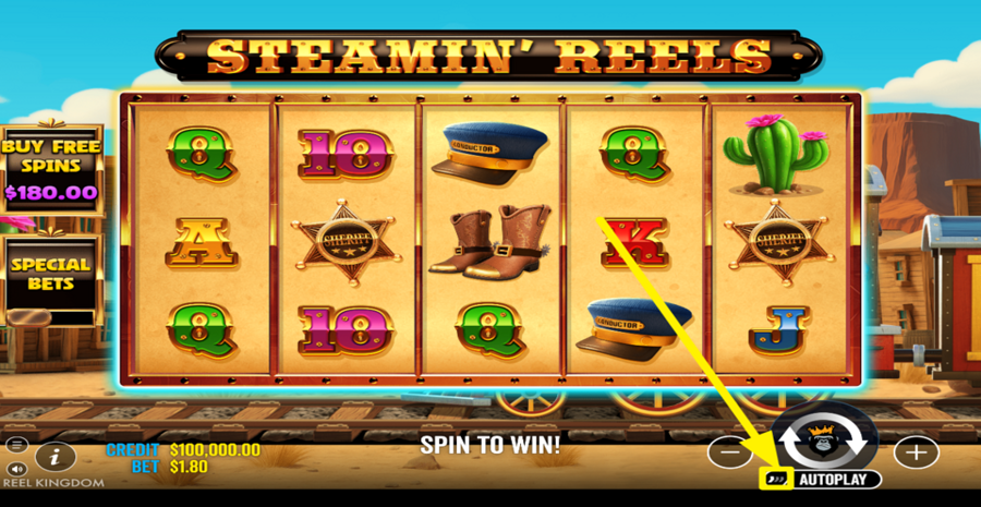 Steamin Reels Turbo
