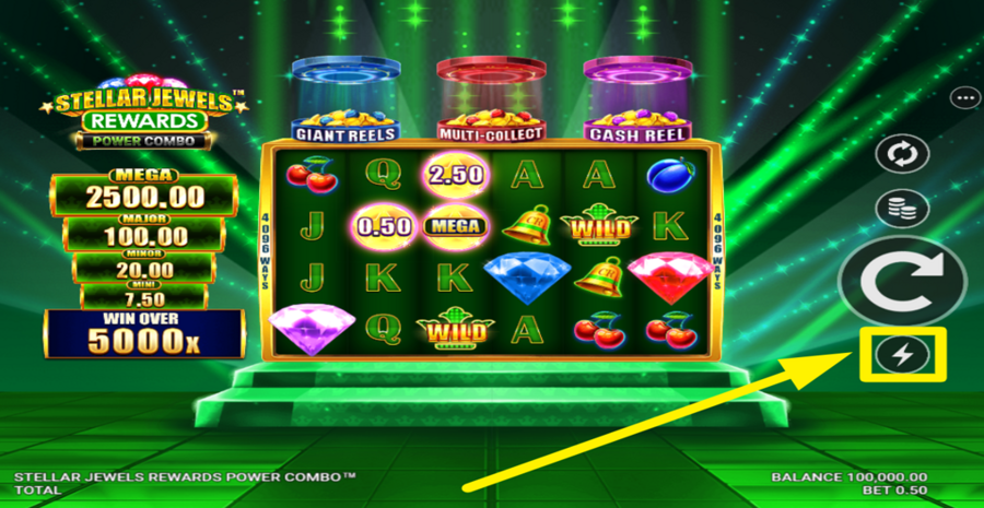 Stellar Jewels Rewards Power Combo Turbo