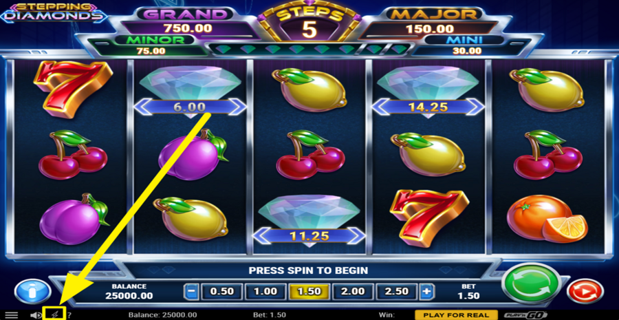 Stepping Diamonds Turbo