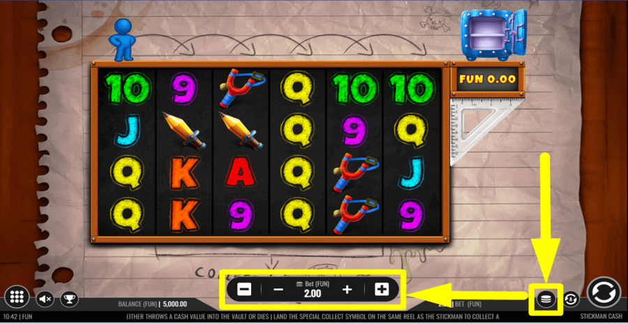 Stickman Cash Bet Value