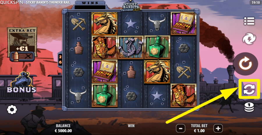 Sticky Bandits Thunder Rail Autoplay